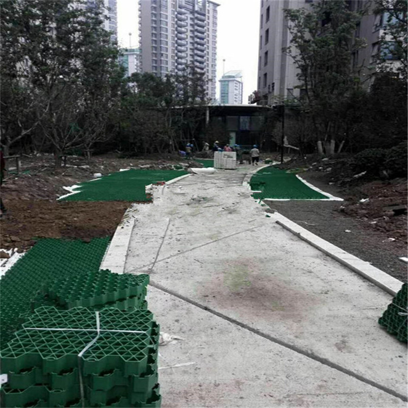 綠化人行道停車場植草格護坡會展中心小區(qū)消防車道抗壓草坪磚上海